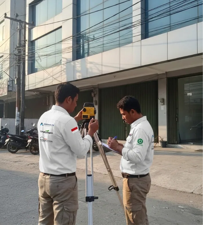 Tim menyiapkan data teknis untuk membandingkan lingkup penawaran konsultan Andalalin