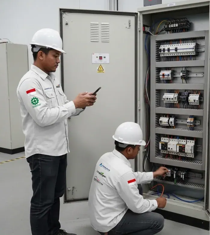 Survey titik air limbah: Pemetaan sumber limbah, jalur drainase, titik sampling, dan titik penaatan.