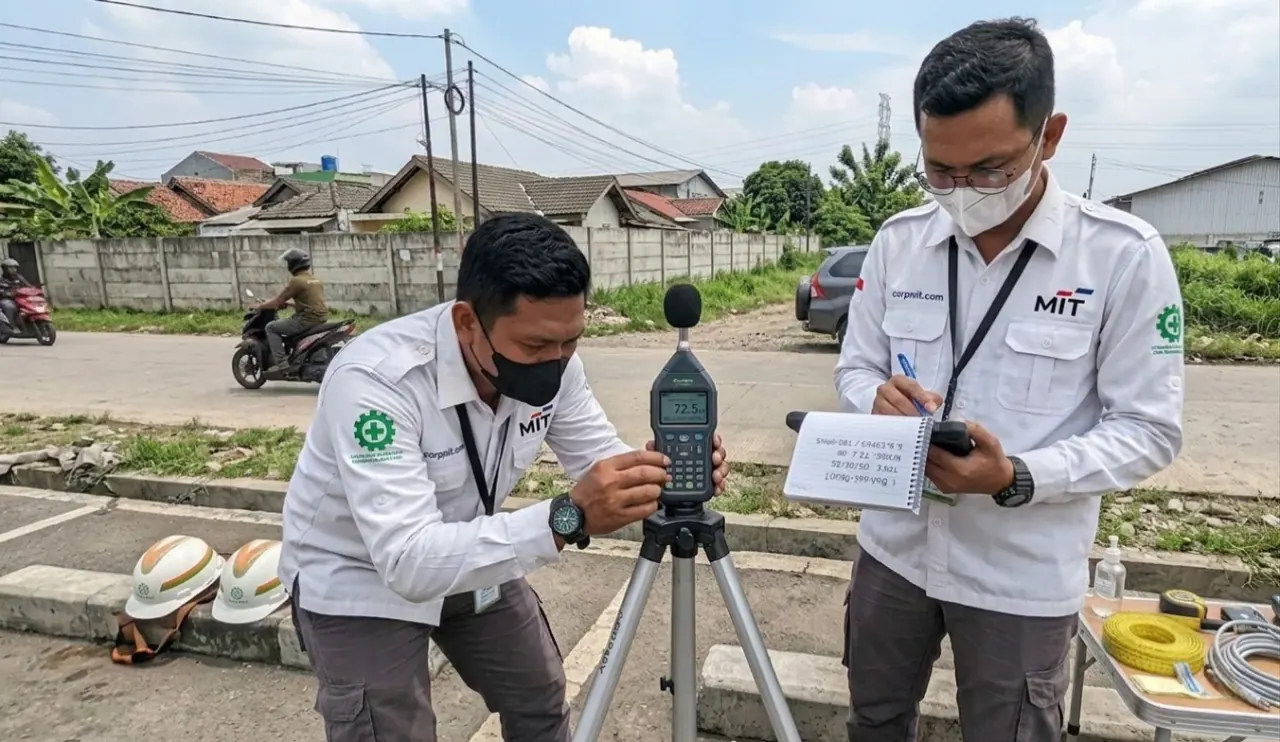 Surveyor Andalalin meninjau kondisi sekitar akses proyek